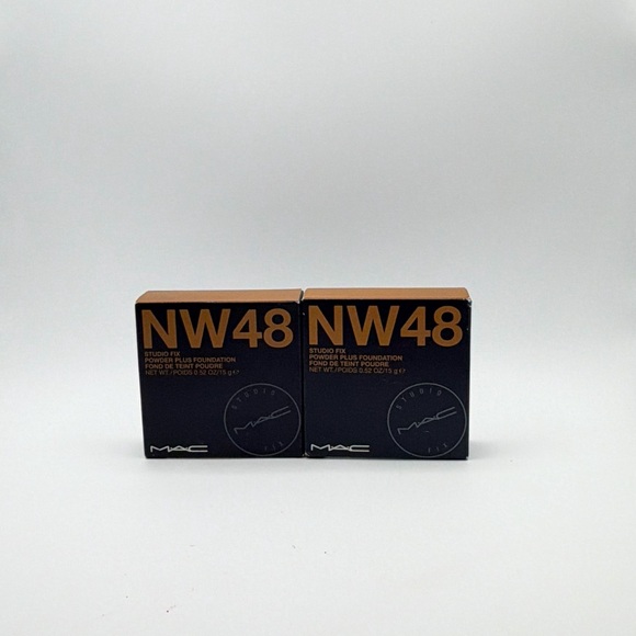 MAC Studio Fix Foundation NW48 NEW Authentic 2 pack